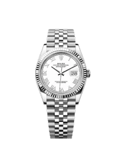 Rolex Datejust 36 36 mm Oystersteel and white gold 126234-0025
