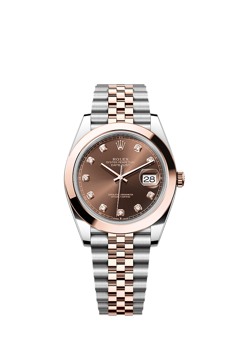 Rolex Datejust 41 41 mm Oystersteel and Everose gold 126301-0004