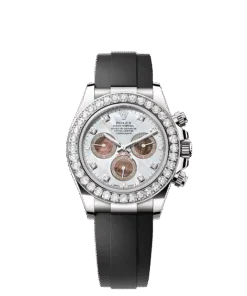 Rolex Cosmograph Daytona 40 mm white gold and diamonds 126589rbr-0001