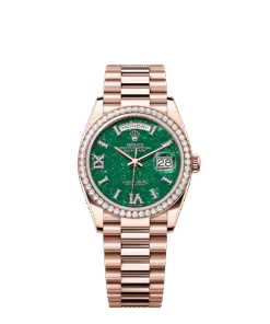 Rolex Day-Date 36 36 mm Everose gold and diamonds 128345rbr-0068