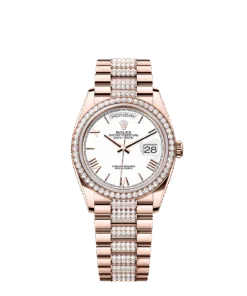 Rolex Day-Date 36 36 mm Everose gold and diamonds 128345rbr-0071