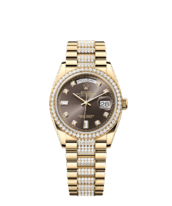 Rolex Day-Date 36 36 mm yellow gold and diamonds 128348rbr-0007