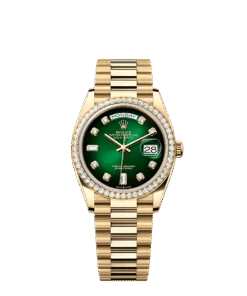 Rolex Day-Date 36 36 mm yellow gold and diamonds 128348rbr-0035