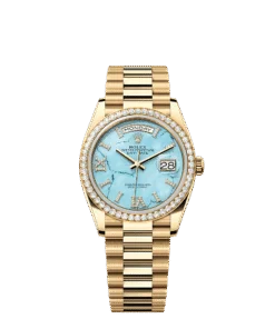 Rolex Day-Date 36 36 mm yellow gold and diamonds 128348rbr-0037