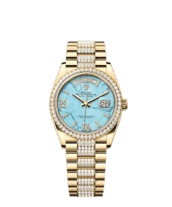 Rolex Day-Date 36 36 mm yellow gold and diamonds 128348rbr-0038