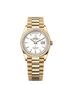 Rolex Day-Date 36 36 mm yellow gold and diamonds 128348rbr-0047
