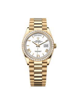 Rolex Day-Date 36 36 mm yellow gold and diamonds 128348rbr-0064