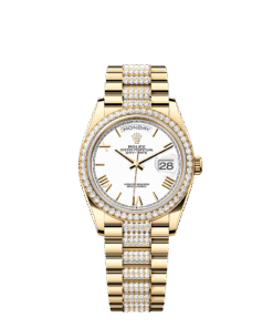 Rolex Day-Date 36 36 mm yellow gold and diamonds 128348rbr-0065