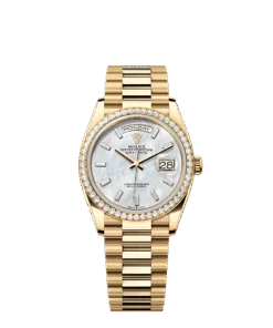 Rolex Day-Date 36 36 mm yellow gold and diamonds 128348rbr-0070