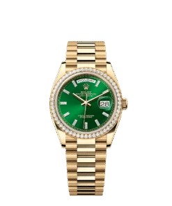 Rolex Day-Date 36 36 mm yellow gold and diamonds 128348rbr-0078