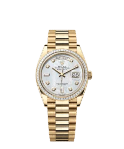 Rolex Day-Date 36 36 mm yellow gold and diamonds 128398tbr-0004