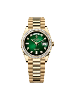 Rolex Day-Date 36 36 mm yellow gold and diamonds 128398tbr-0008