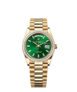 Rolex Day-Date 36 36 mm yellow gold and diamonds 128398tbr-0035
