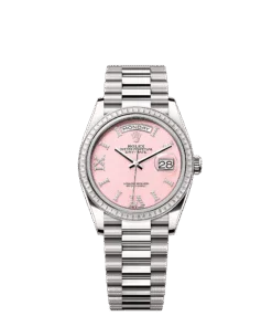 Rolex Day-Date 36 36 mm white gold and diamonds 128399tbr-0009