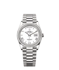 Rolex Day-Date 36 36 mm white gold and diamonds 128399tbr-0019