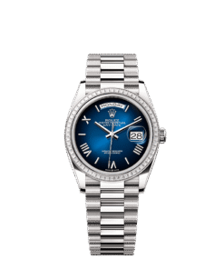 Rolex Day-Date 36 36 mm white gold and diamonds 128399tbr-0021