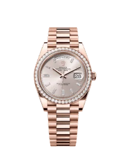 Rolex Day-Date 40 40 mm Everose gold and diamonds 228345rbr-0007