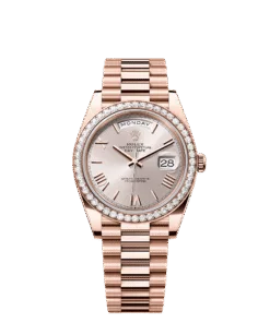 Rolex Day-Date 40 40 mm Everose gold and diamonds 228345rbr-0008