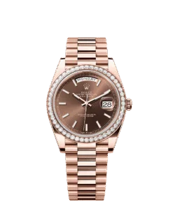 Rolex Day-Date 40 40 mm Everose gold and diamonds 228345rbr-0024