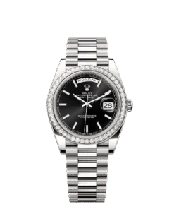 Rolex Day-Date 40 40 mm white gold and diamonds 228349rbr-0002