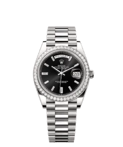 Rolex Day-Date 40 40 mm white gold and diamonds 228349rbr-0003