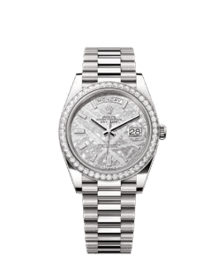 Rolex Day-Date 40 40 mm white gold and diamonds 228349rbr-0040
