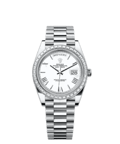 Rolex Day-Date 40 40 mm platinum and diamonds 228396tbr-0018