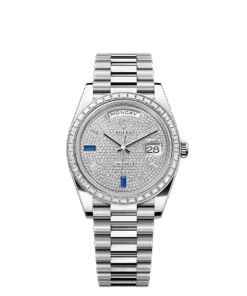 Rolex Day-Date 40 40 mm platinum and diamonds 228396tbr-0021