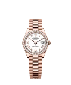 Rolex Datejust 31 31 mm Everose gold and diamonds 278285rbr-0008