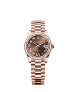 Rolex Datejust 31 31 mm Everose gold and diamonds 278285rbr-0016