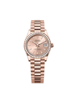 Rolex Datejust 31 31 mm Everose gold and diamonds 278285rbr-0018