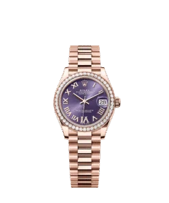 Rolex Datejust 31 31 mm Everose gold and diamonds 278285rbr-0023