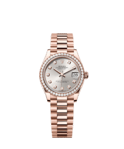 Rolex Datejust 31 31 mm Everose gold and diamonds 278285rbr-0030