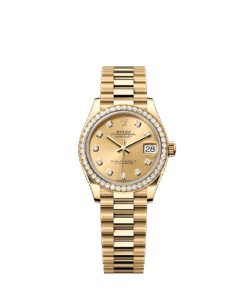 Rolex Datejust 31 31 mm yellow gold and diamonds 278288rbr-0005
