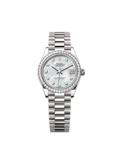 Rolex Datejust 31 31 mm white gold and diamonds 278289rbr-0005