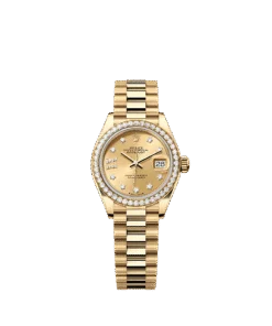Rolex Lady-Datejust 28 mm yellow gold and diamonds 279138rbr-0006