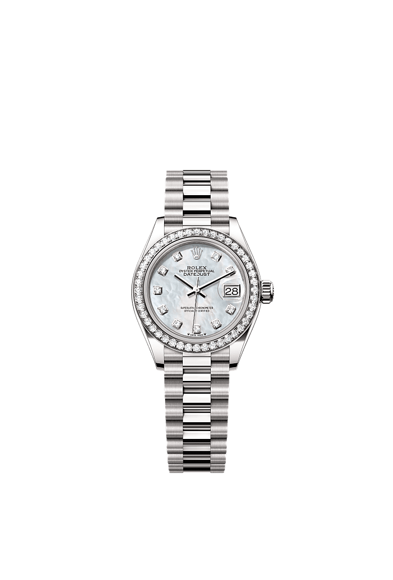 Rolex Lady-Datejust 28 mm white gold and diamonds 279139rbr-0008