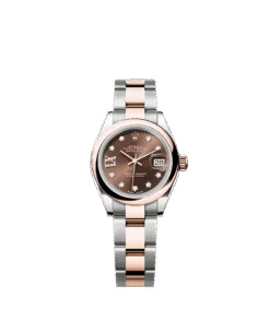 Rolex Lady-Datejust 28 mm Oystersteel and Everose gold 279161-0004