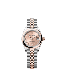 Rolex Lady-Datejust 28 mm Oystersteel and Everose gold 279161-0025