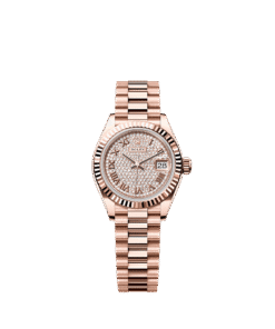 Rolex Lady-Datejust 28 mm Everose gold 279175-0023