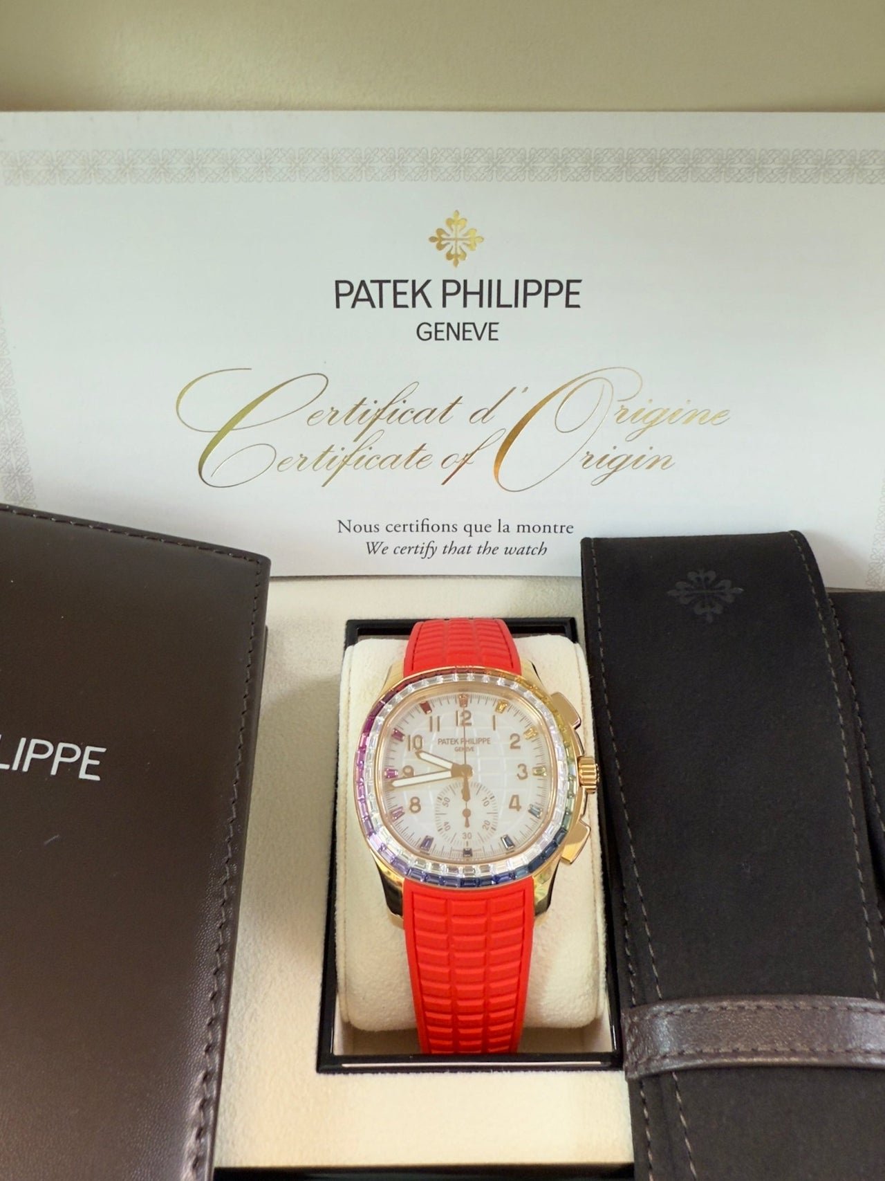 AQUANAUT LUCE “RAINBOW” CHRONOGRAPH. JOAILLERIE. Rose gold 7968/300R-001 - Image 3