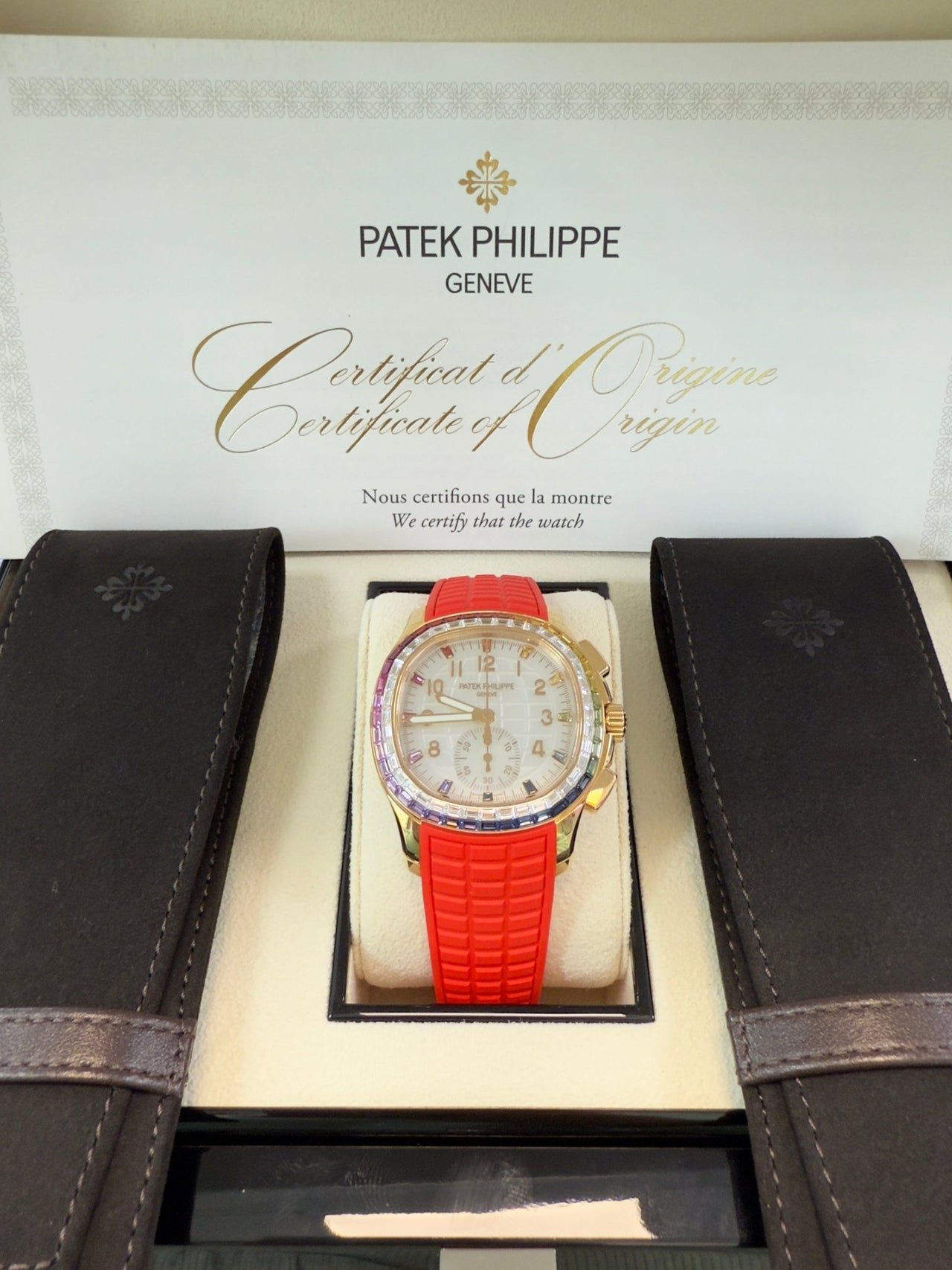 AQUANAUT LUCE “RAINBOW” CHRONOGRAPH. JOAILLERIE. Rose gold 7968/300R-001 - Image 4