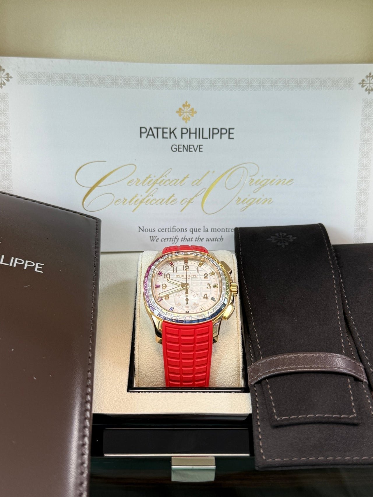 AQUANAUT LUCE “RAINBOW” CHRONOGRAPH. JOAILLERIE. Rose gold 7968/300R-001 - Image 2