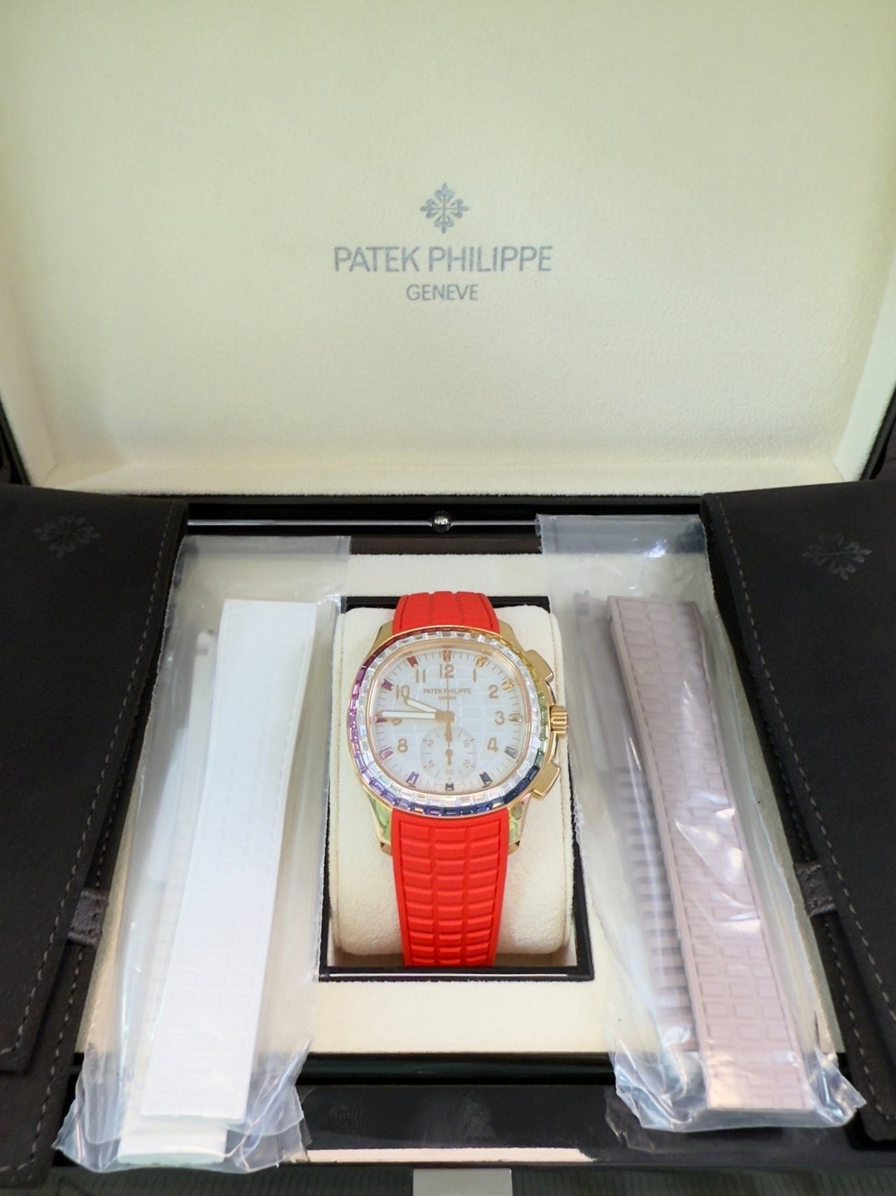 AQUANAUT LUCE “RAINBOW” CHRONOGRAPH. JOAILLERIE. Rose gold 7968/300R-001 - Image 5
