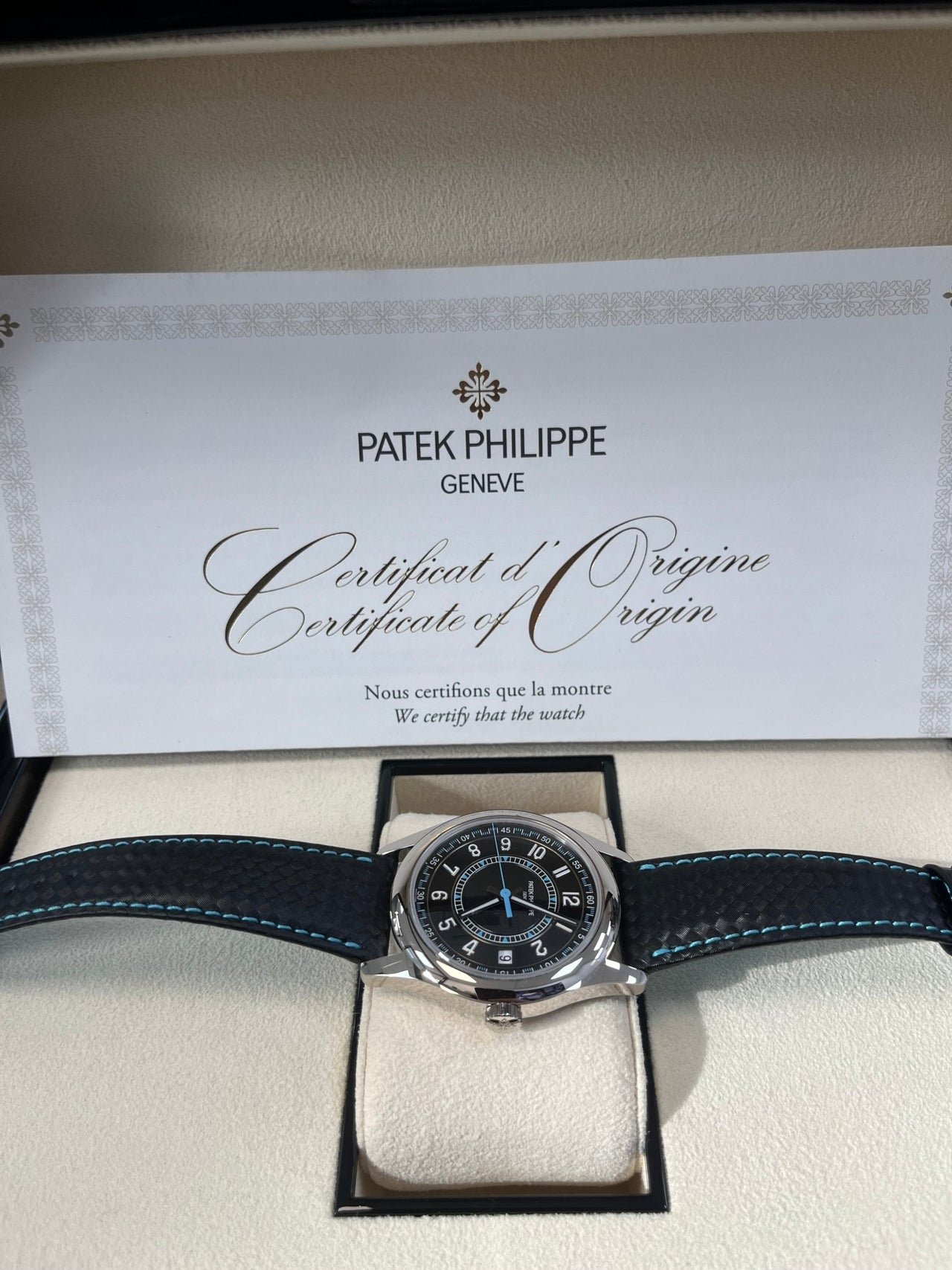 DATE. SWEEP SECONDS. White gold 6007G-011 - Image 2