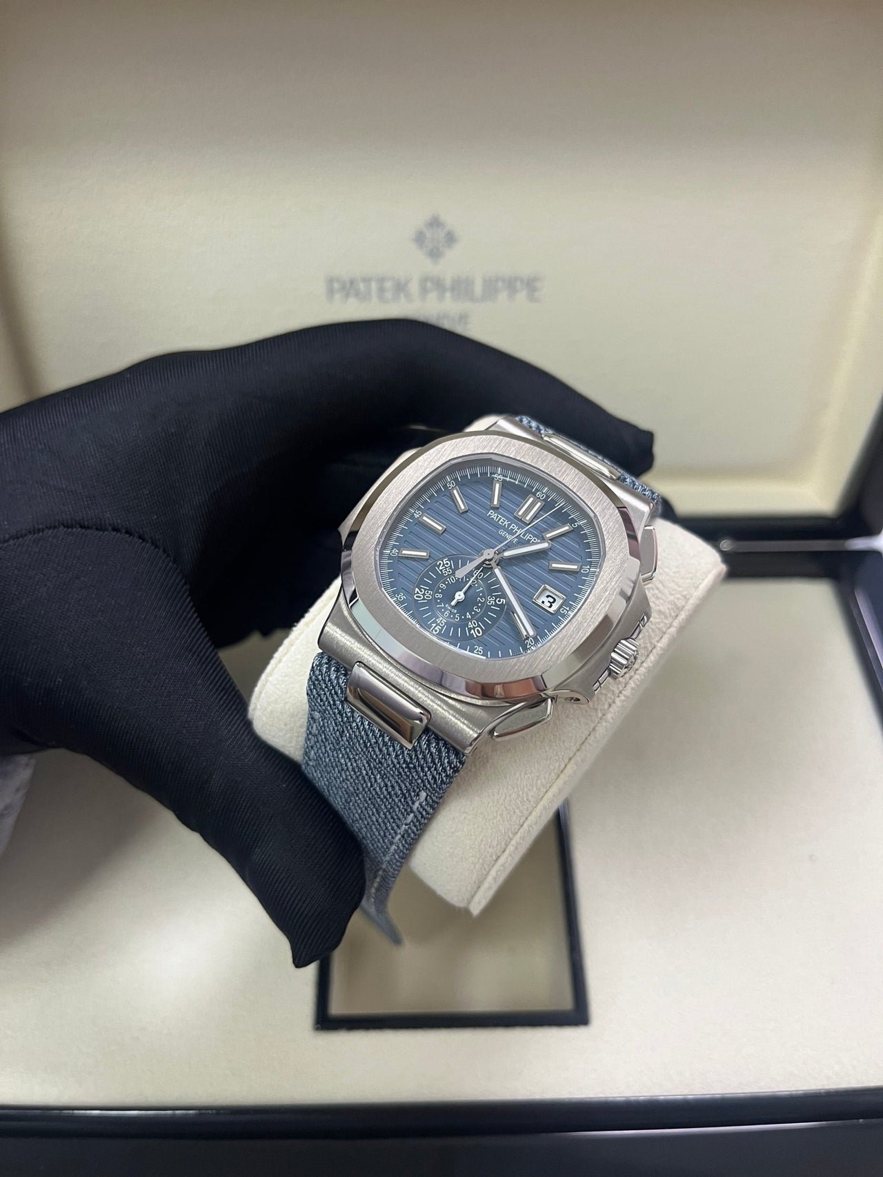 FLYBACK CHRONOGRAPH. DATE. White gold 5980/60G-001 - Image 4