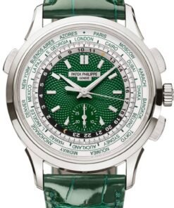 Patek Philippe World Time Flyback Chronograph Green 5930P-001
