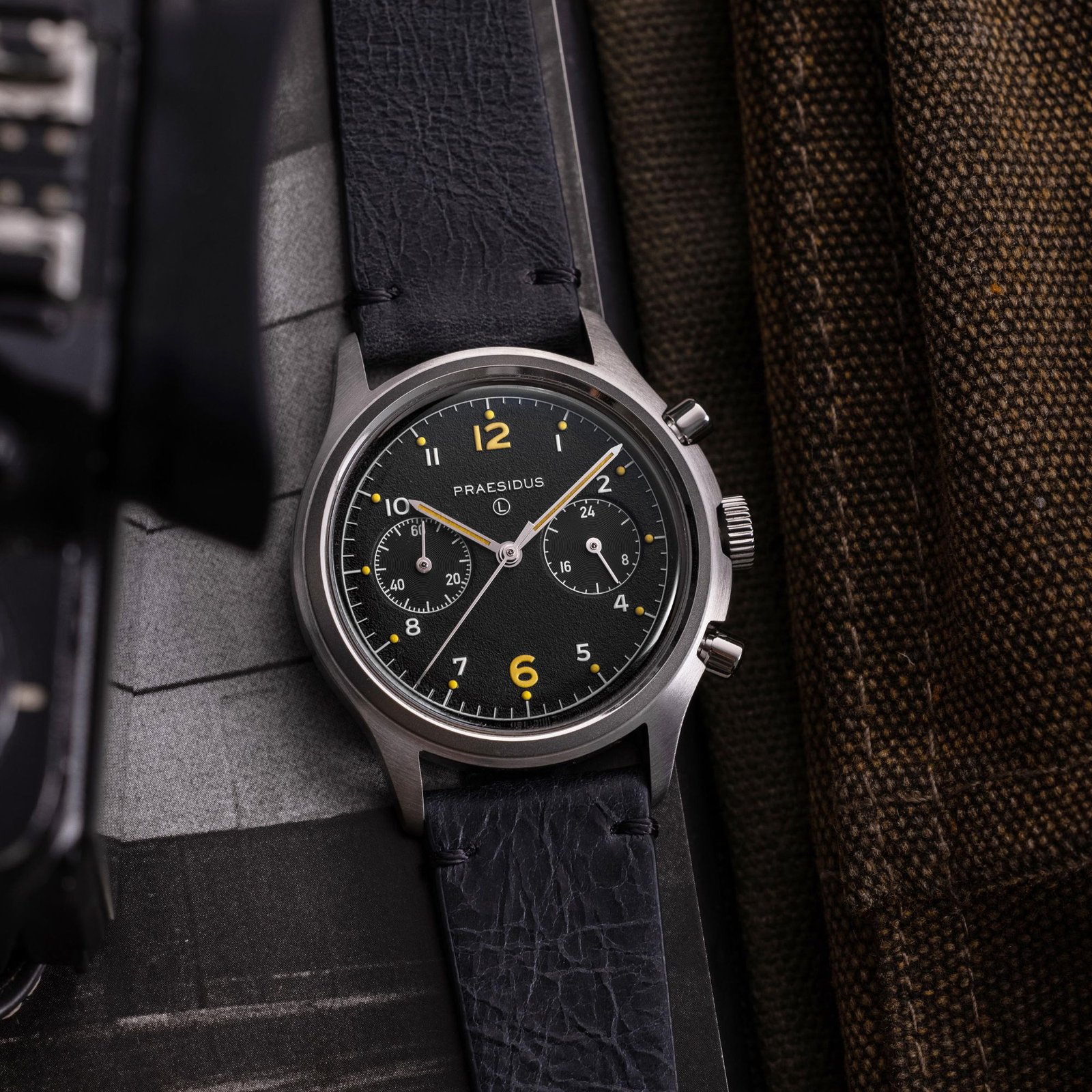 PAC-76 Chrono Black Leather - Image 2