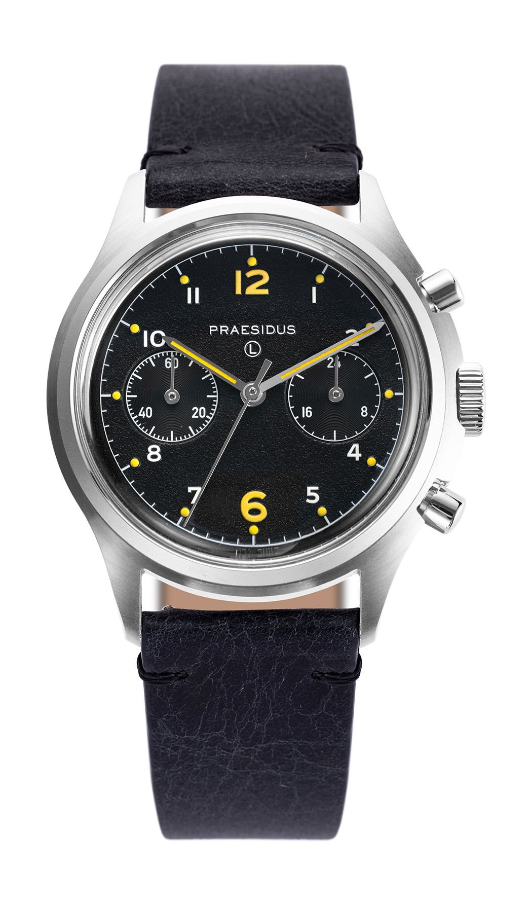 PAC-76 Chrono Black Leather