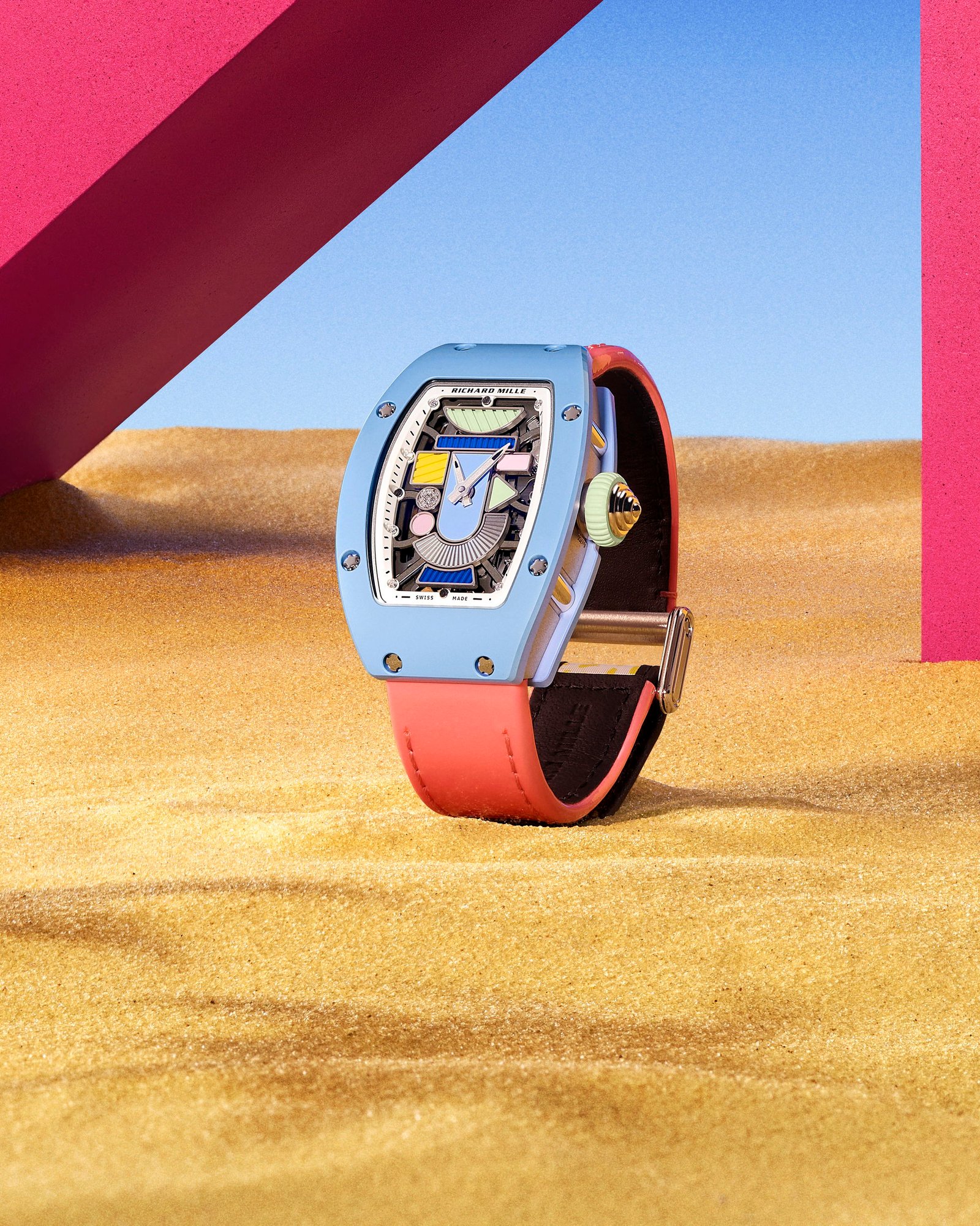 RM 07-01 Automatic Winding Coloured Ceramics Powder Blue - Image 12